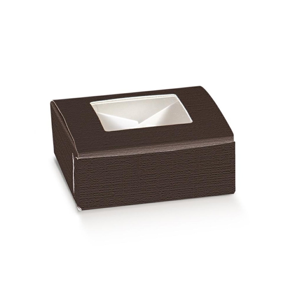 PRATICA CF 80X80X30 FIBRA MARRONE